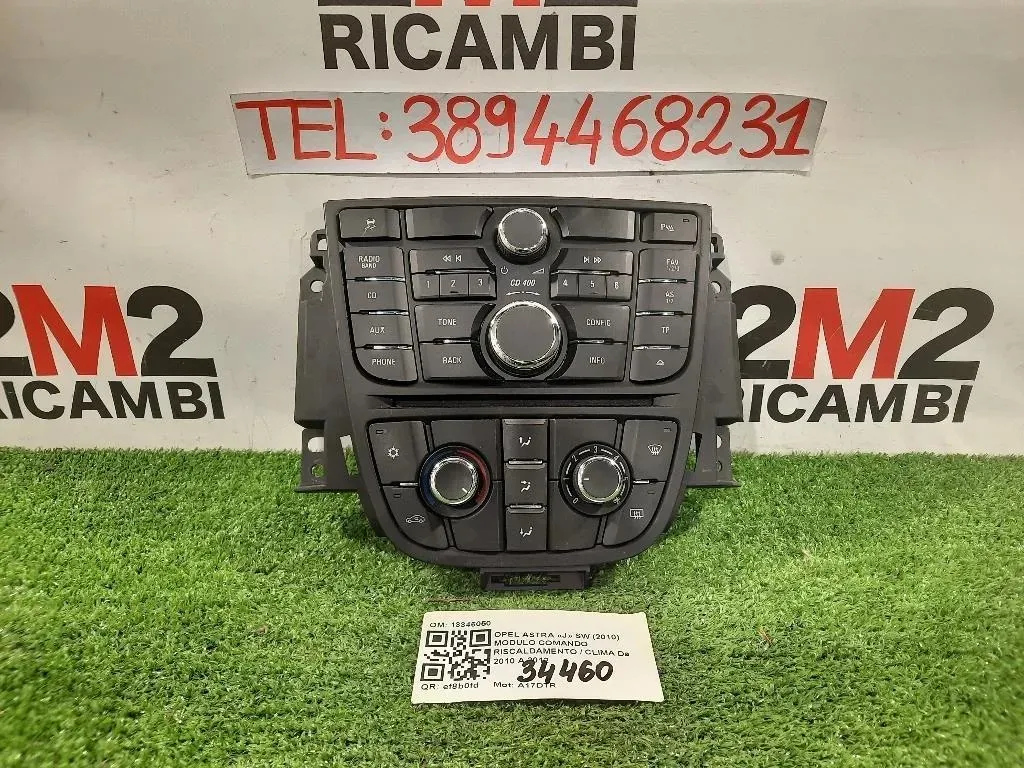 Modulo Comando Riscaldamento Clima 13346050 Opel Astra J SW 2010