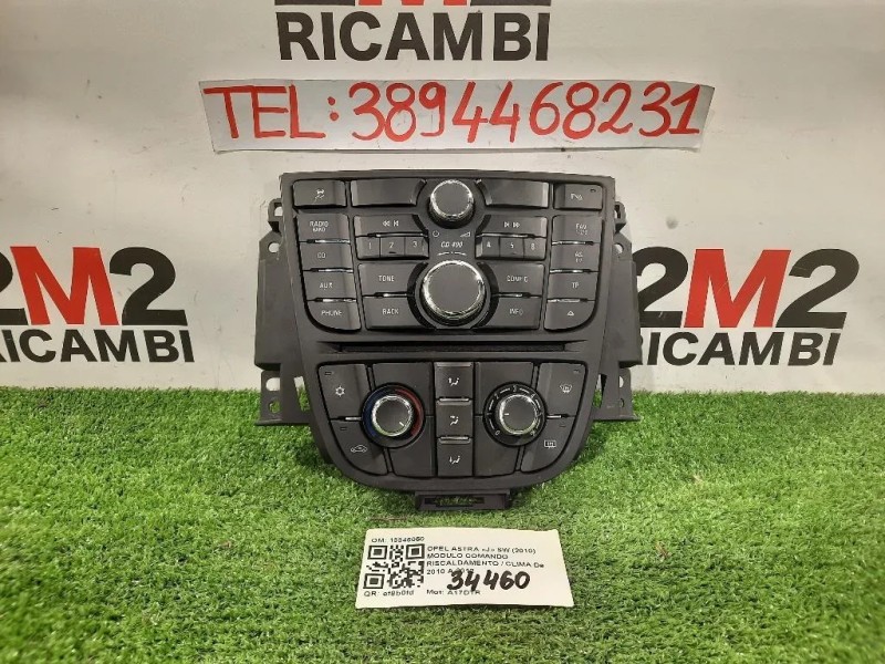 Modulo Comando Riscaldamento Clima 13346050 Opel Astra J SW 2010