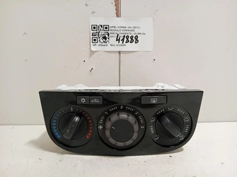 Modulo Comando Riscaldamento Clima 466119570 Opel Corsa D 2011