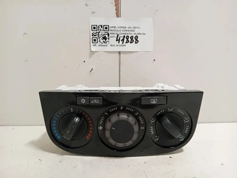 Modulo Comando Riscaldamento Clima 466119570 Opel Corsa D 2011