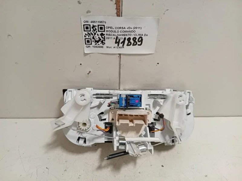 Modulo Comando Riscaldamento Clima 466119570 Opel Corsa D 2011