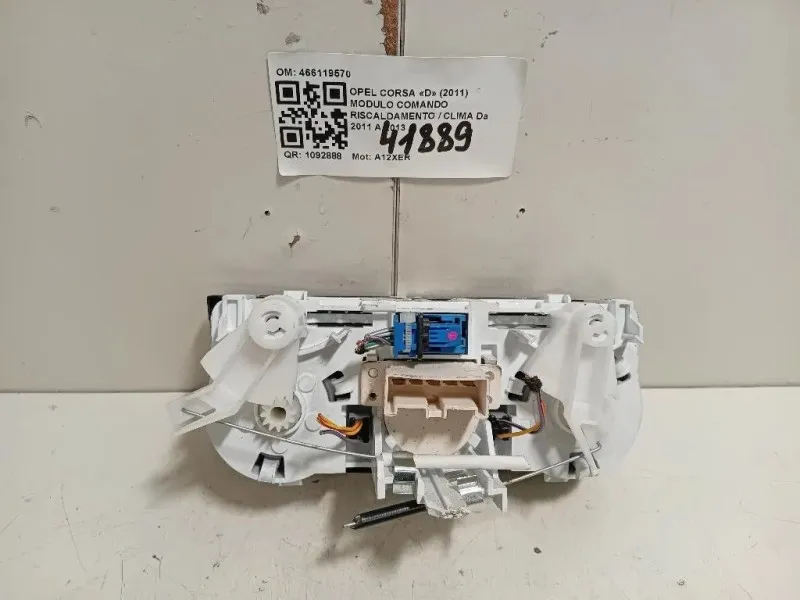 Modulo Comando Riscaldamento Clima 466119570 Opel Corsa D 2011