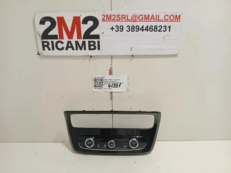 Modulo Comando Riscaldamento Clima 9831889280 Opel Corsa E 2014