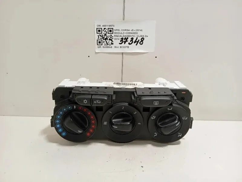Modulo Comando Riscaldamento Clima 468119570 5W8210217 Opel Corsa E 2014