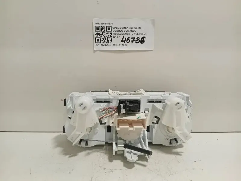 Modulo Comando Riscaldamento Clima 466119570 Opel Corsa E 2014