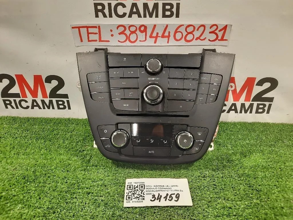 Modulo Comando Riscaldamento Clima 13273095 Opel Insignia A 2009