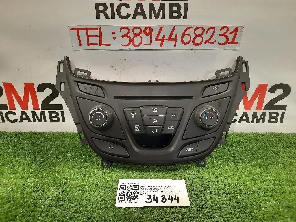 Modulo Comando Riscaldamento Clima 90802615 Opel Insignia A 2009