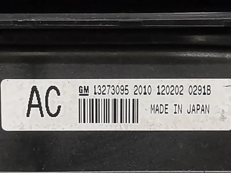 Modulo Comando Riscaldamento Clima 13273095 Opel Insignia A 2009