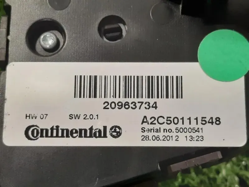 Modulo Comando Riscaldamento Clima A2C50111548 Opel Mokka 2013