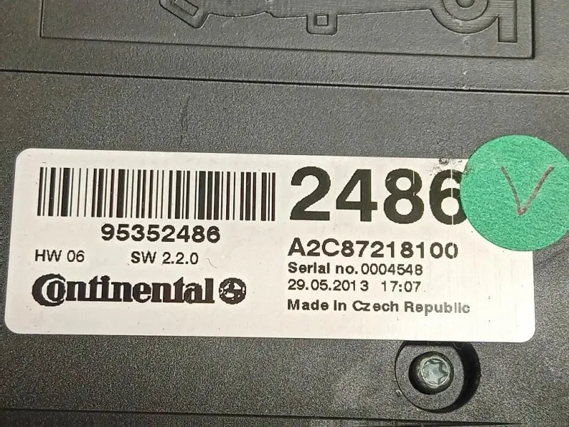 Modulo Comando Riscaldamento Clima 95363963 20765757 Opel Mokka 2013