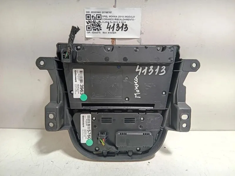 Modulo Comando Riscaldamento Clima 95363963 20765757 Opel Mokka 2013