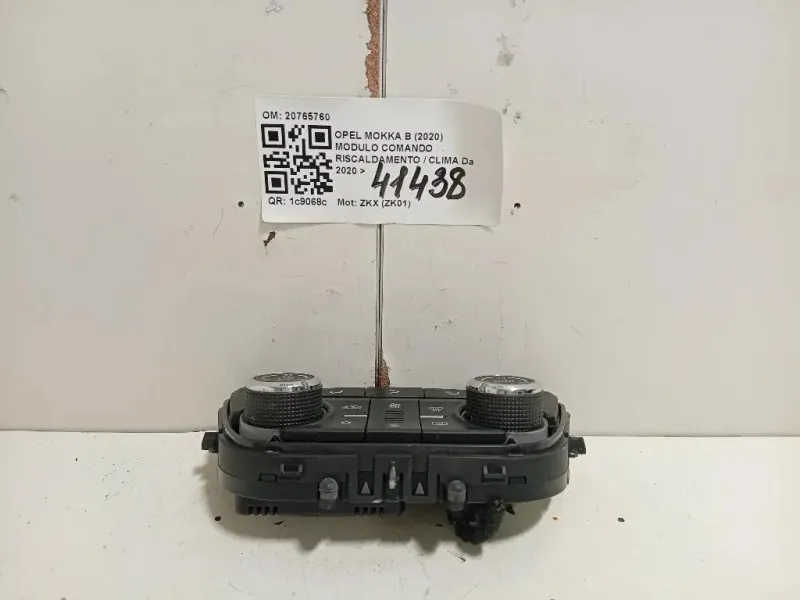 Modulo Comando Riscaldamento Clima 20765760 Opel Mokka B 2020