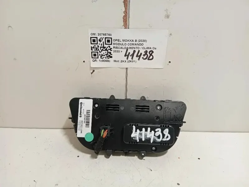 Modulo Comando Riscaldamento Clima 20765760 Opel Mokka B 2020