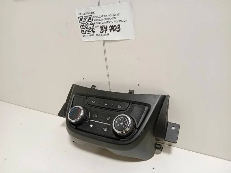 Modulo Comando Riscaldamento Clima A2C53374862 Opel Zafira C 2012