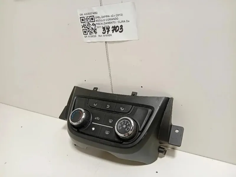 Modulo Comando Riscaldamento Clima A2C53374862 Opel Zafira C 2012