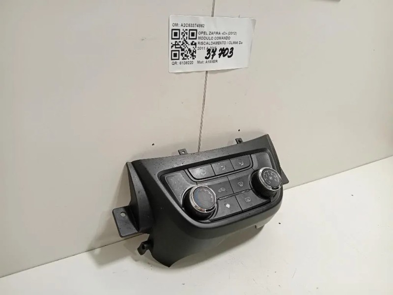 Modulo Comando Riscaldamento Clima A2C53374862 Opel Zafira C 2012