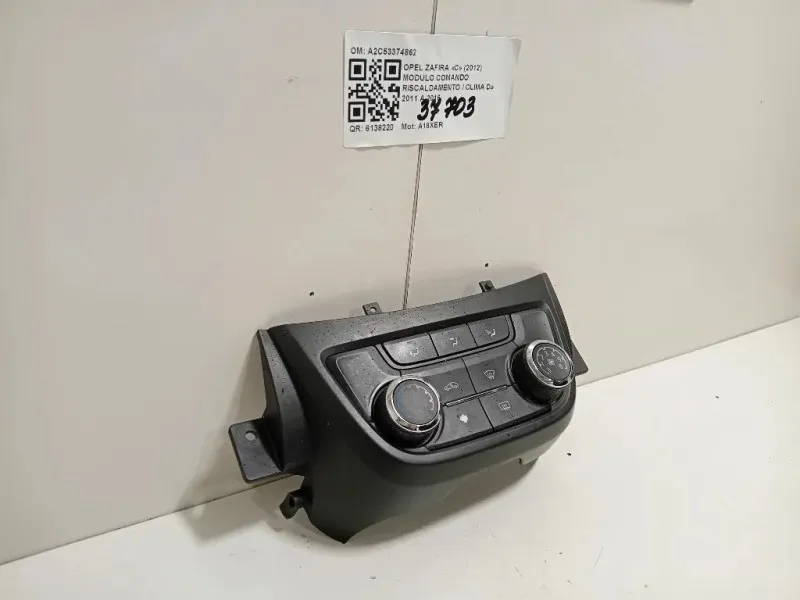 Modulo Comando Riscaldamento Clima A2C53374862 Opel Zafira C 2012