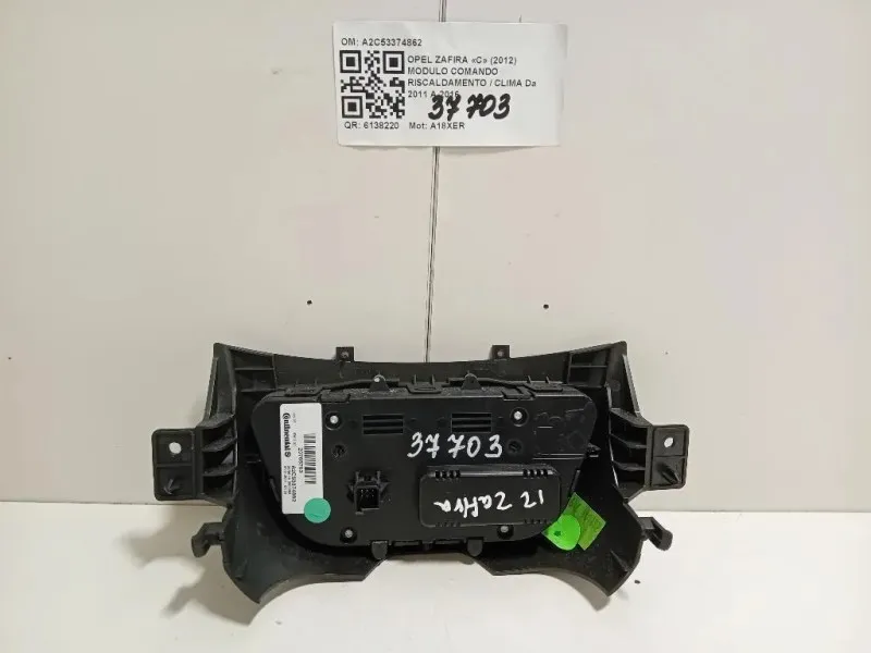 Modulo Comando Riscaldamento Clima A2C53374862 Opel Zafira C 2012