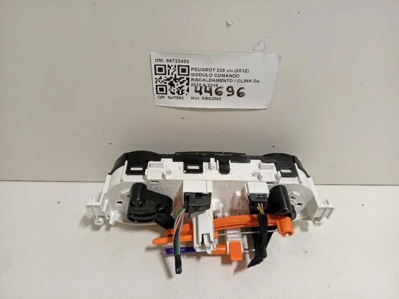 Modulo Comando Riscaldamento Clima 96722483 Peugeot 208 I 2012