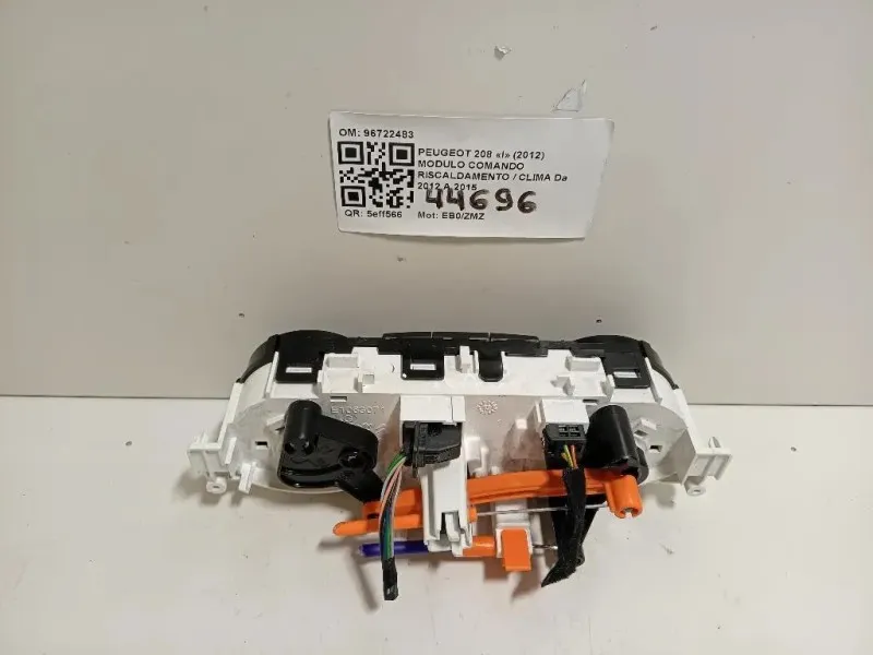 Modulo Comando Riscaldamento Clima 96722483 Peugeot 208 I 2012