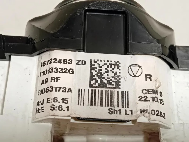 Modulo Comando Riscaldamento Clima 96722483 Peugeot 208 I 2012