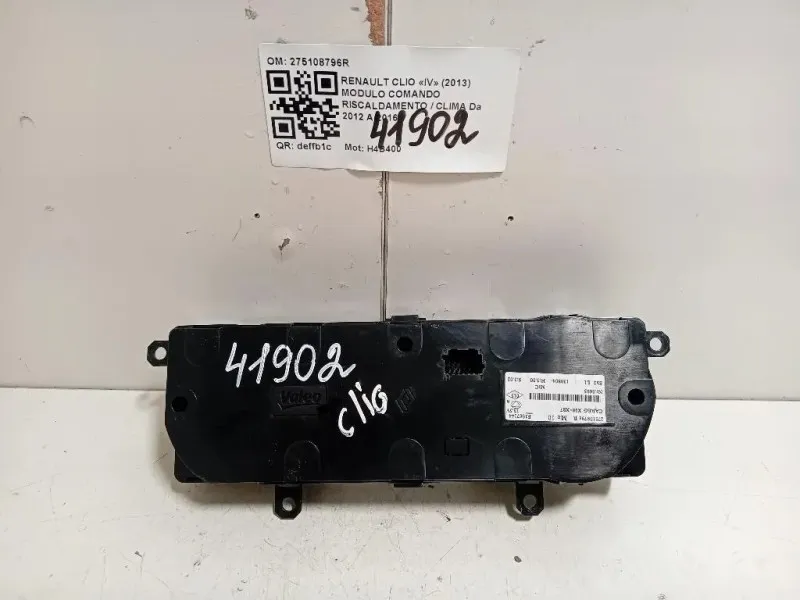 Modulo Comando Riscaldamento Clima 275108796R Renault CLIO IV 2013