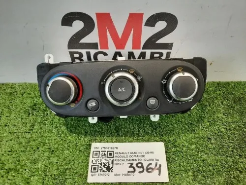 Modulo Comando Riscaldamento Clima 275101687R 272709830R Renault CLIO IV 2016