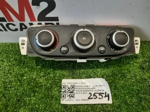 Modulo Comando Riscaldamento Clima 275101203R Renault Mégane III 2012
