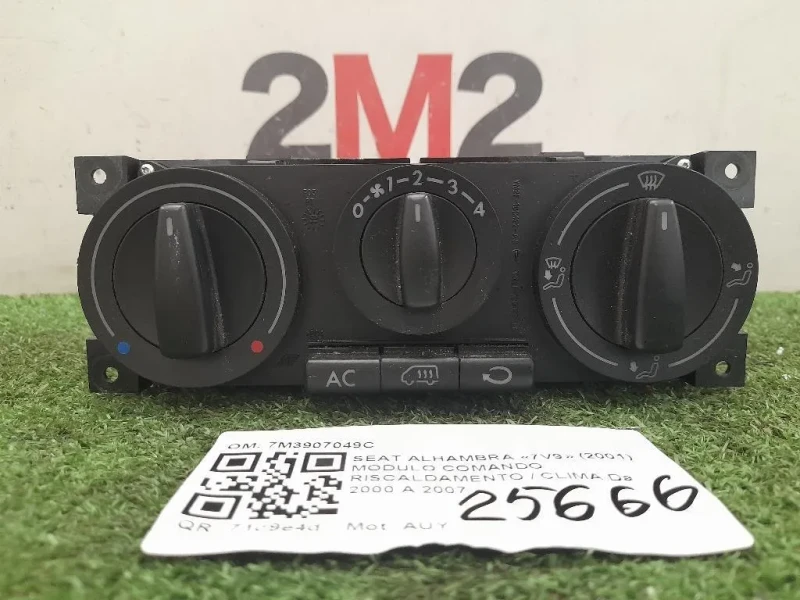 Modulo Comando Riscaldamento Clima 7M3907049C Seat Alhambra 7V9 2001