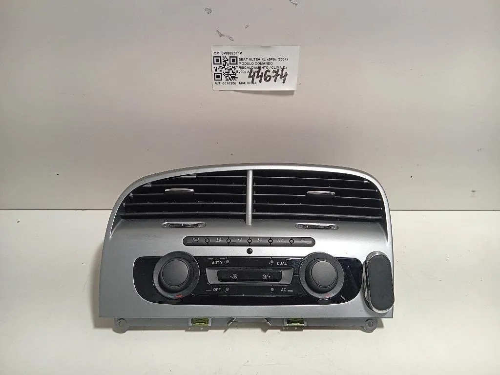 Modulo Comando Riscaldamento Clima 5P0907044P Seat Altea XL 5P5 2004