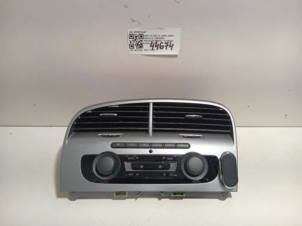 Modulo Comando Riscaldamento Clima 5P0907044P Seat Altea XL 5P5 2004