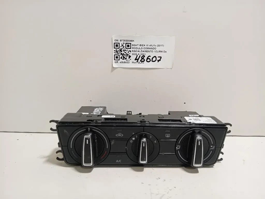 Modulo Comando Riscaldamento Clima 6F2820045K Seat Ibiza VI KJ1 2017
