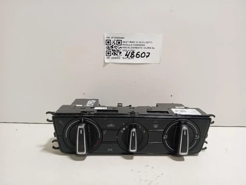 Modulo Comando Riscaldamento Clima 6F2820045K Seat Ibiza VI KJ1 2017