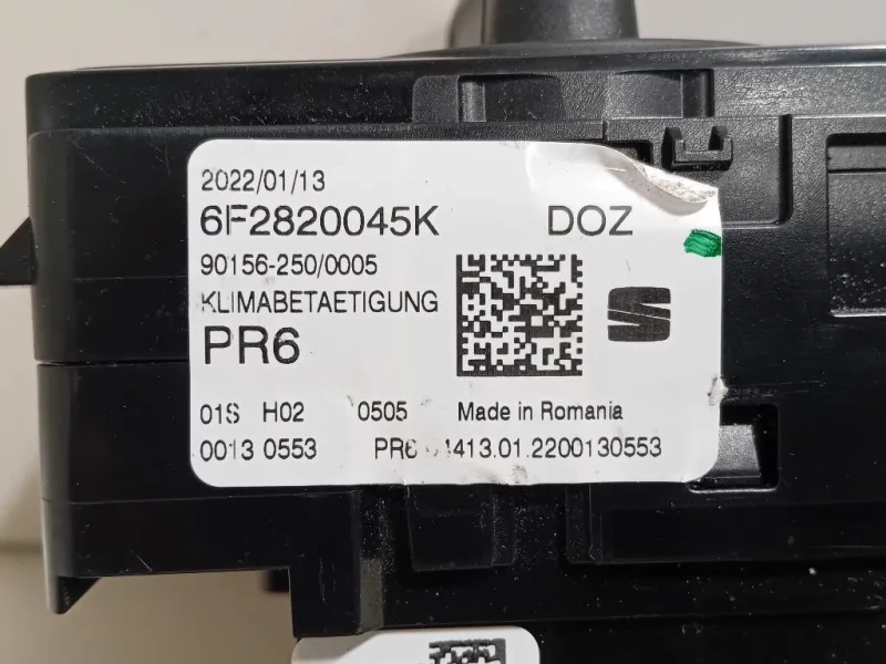 Modulo Comando Riscaldamento Clima 6F2820045K Seat Ibiza VI KJ1 2017