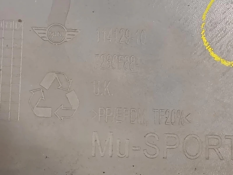 Paraurti POST 51127264358 Mini MINI Cooper R57 Cabrio 2007