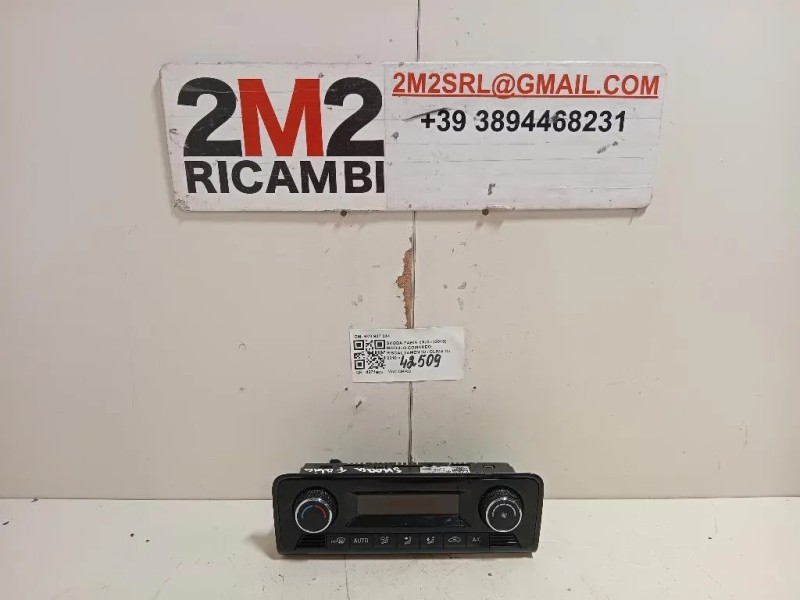 Modulo Comando Riscaldamento Clima 6V0 907 044 Skoda Fabia NJ3 2018