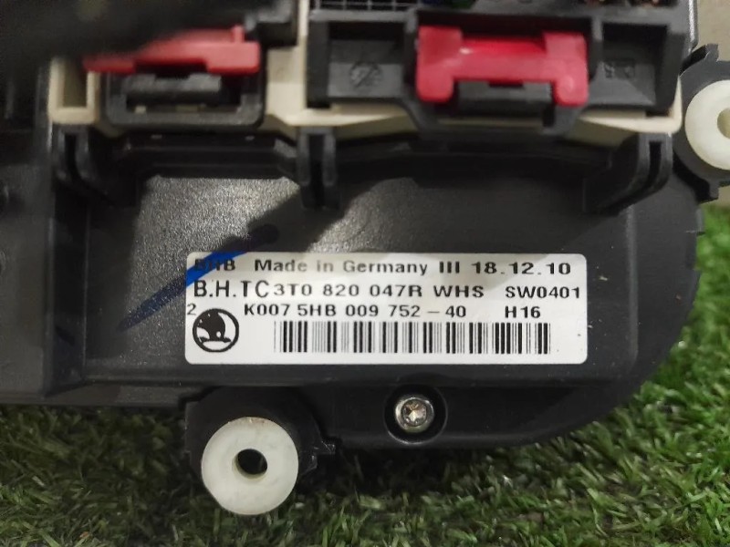 Modulo Comando Riscaldamento Clima 3T0820047R Skoda YETI 2010