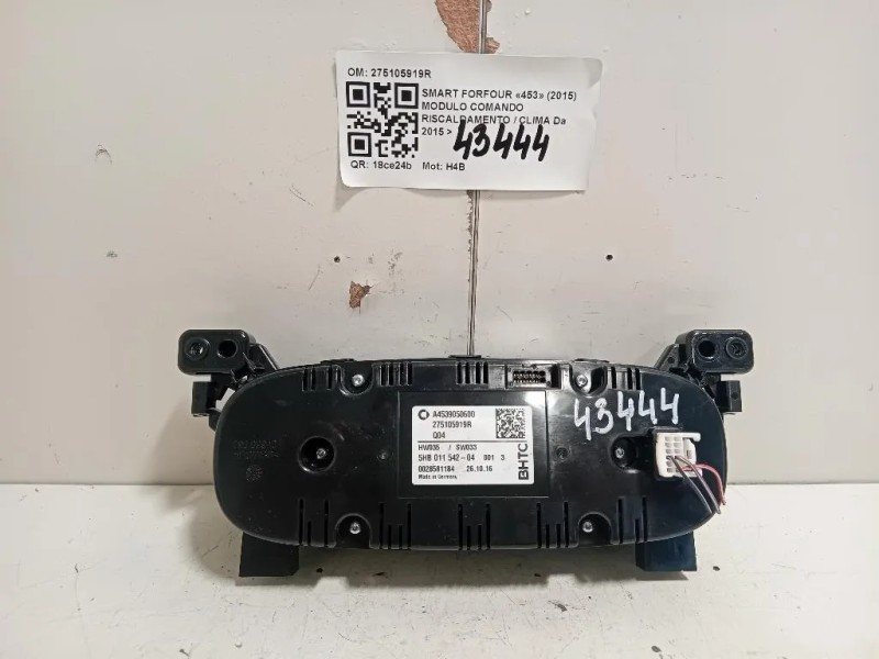 Modulo Comando Riscaldamento Clima 275105919R Smart Forfour 453 2015
