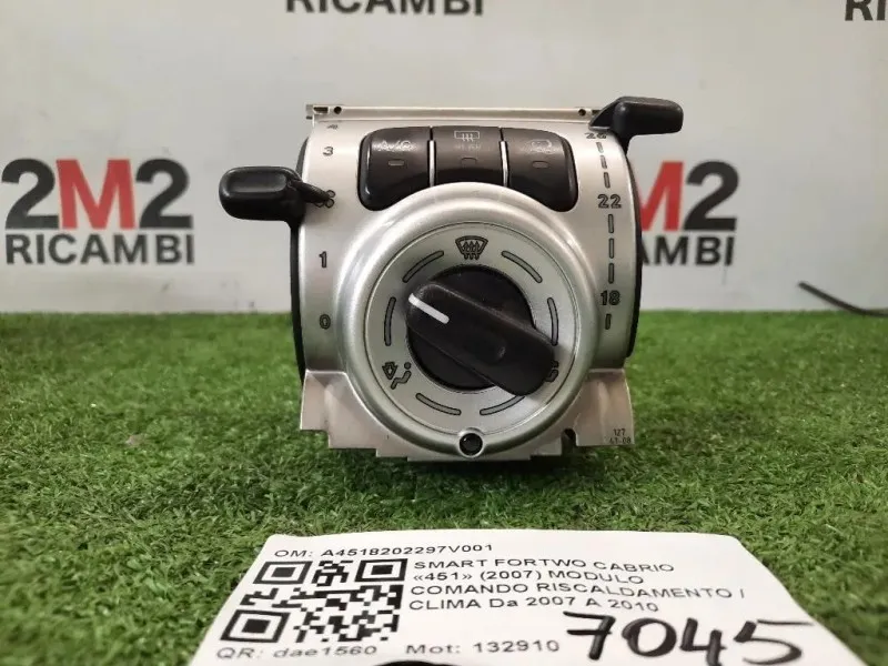 Modulo Comando Riscaldamento Clima A4518202297V001 Smart Fortwo Cabrio 451 2007
