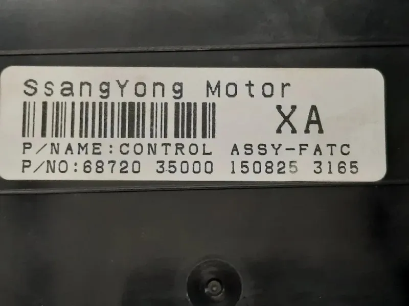 Modulo Comando Riscaldamento Clima 68720-35000 Ssangyong Tivoli 2015