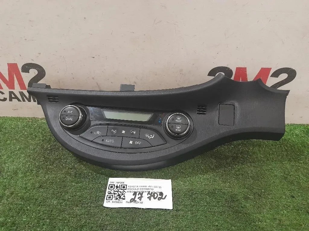 Modulo Comando Riscaldamento Clima 75F206 Toyota Yaris IV 2012