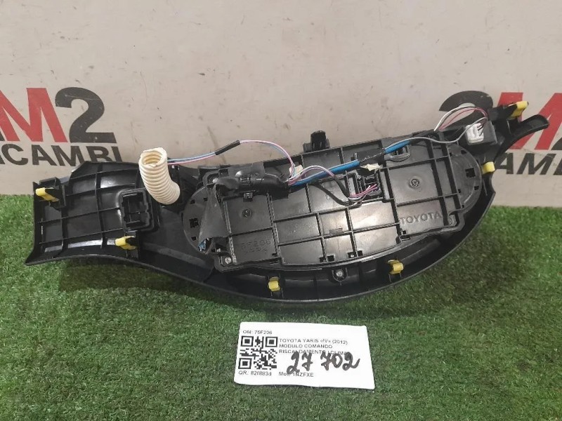 Modulo Comando Riscaldamento Clima 75F206 Toyota Yaris IV 2012