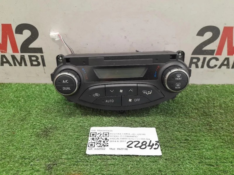 Modulo Comando Riscaldamento Clima 559000D820 Toyota Yaris IV 2014