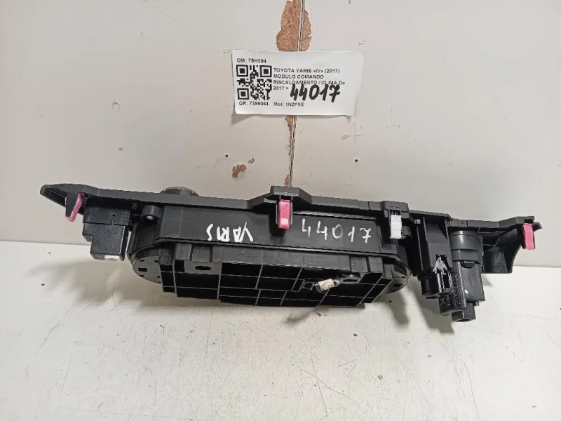 Modulo Comando Riscaldamento Clima 75H394 Toyota Yaris IV 2017