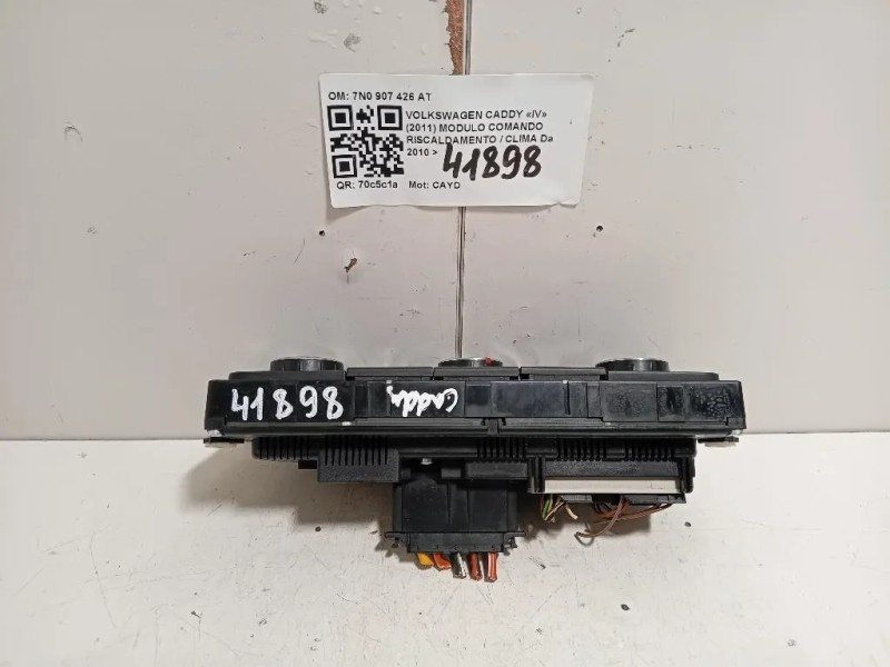 Modulo Comando Riscaldamento Clima 7N0 907 426 AT Volkswagen Caddy IV 2011