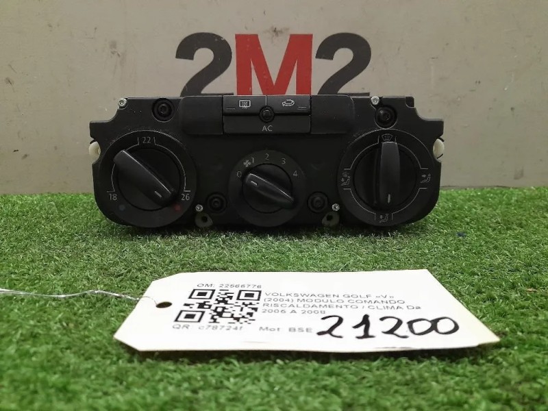 Modulo Comando Riscaldamento Clima 22566776 Volkswagen GOLF V 2004