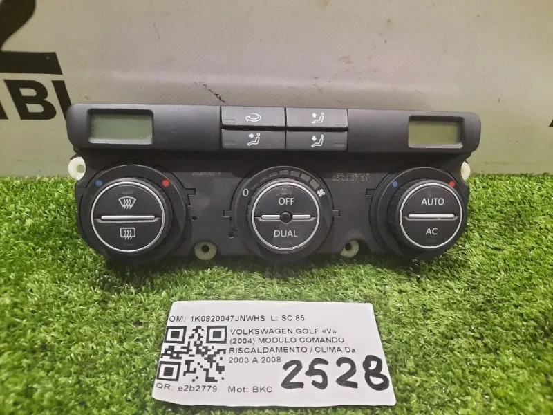 Modulo Comando Riscaldamento Clima 1K0820047JNWHS Volkswagen GOLF V 2004