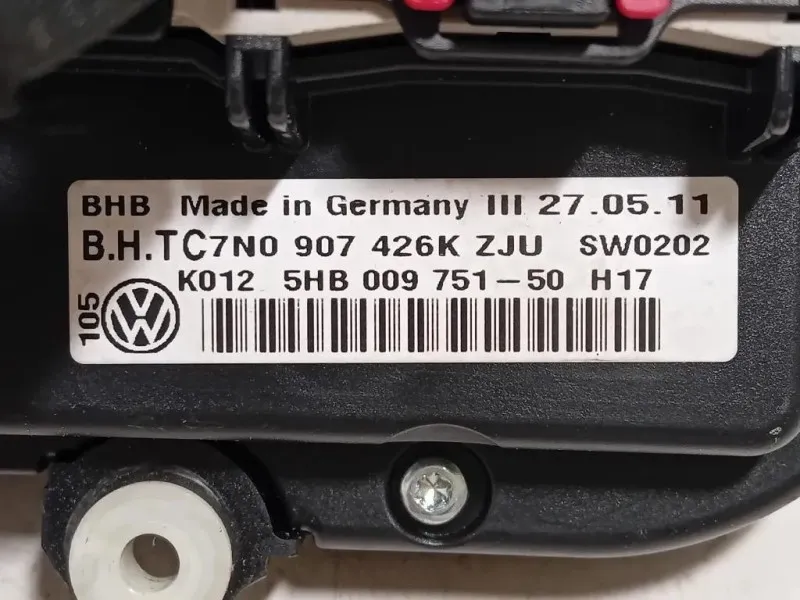 Modulo Comando Riscaldamento Clima 5HB 009 751-50 Volkswagen GOLF VI 2009