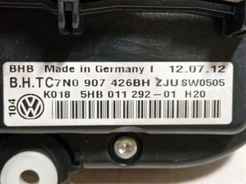 Modulo Comando Riscaldamento Clima 7N0 907426 Volkswagen GOLF VI 2009