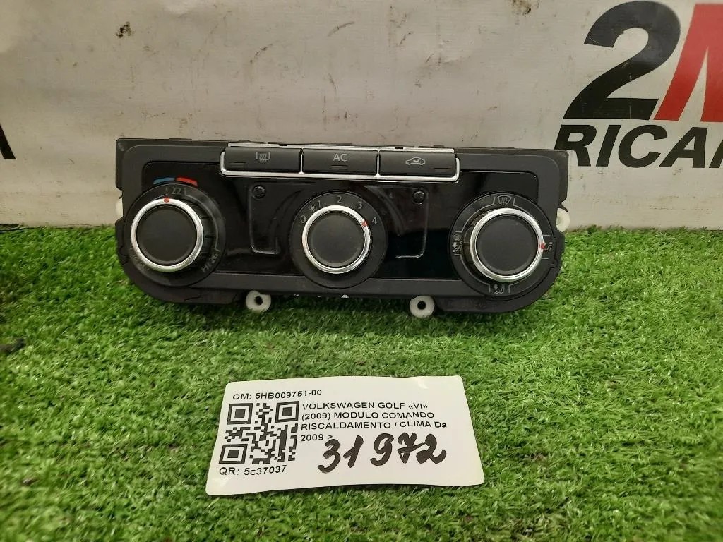 Modulo Comando Riscaldamento Clima 5HB009751-00 Volkswagen GOLF VI 2009